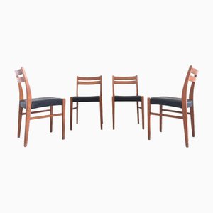 Vintage Dining Chairs, 1960s, Set of 4
