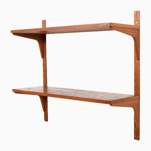 Small Teak Wall System from HG Furniture, Denmark, 1960s