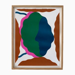 Séverin Millet, Composition, 2020s, Acrylic Painting, Framed