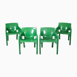 Gaudi Stühle von Vico Magistretti für Artemide, 1970er, 4er Set