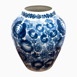 Polish Faience Vase, 1960s