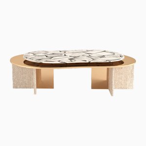 Shift Rock Coffee Table by Alter Ego Studio for October Gallery