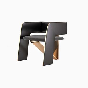 Futura Black Edition Stuhl von Alter Ego Studio für October Gallery