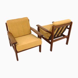 Set of Scandinavian Armchairs in Teak by Poul M. Volther for Gemla Möbler, Sweden, 1960s