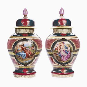 Wiener Vasen, 1800, 2er Set