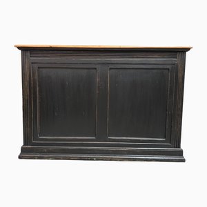 Bar Counter in Black Wood, 1920s