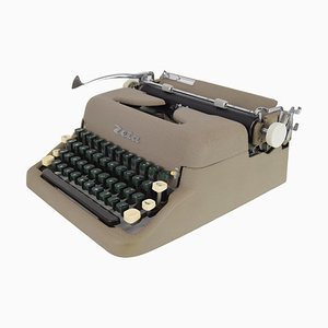 Máquina de escribir Mid-Century de Zeta, años 50