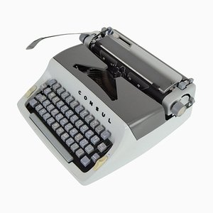 Máquina de escribir Mid-Century de Consul, años 60