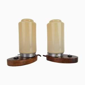 Art Deco Table Lamps, 1930s, Set of 2