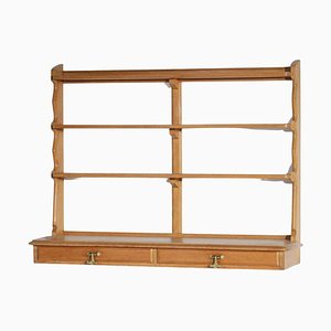 Console Wall Shelf in Oak by Guillerme and Chambered, 1960