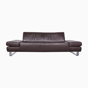 Three-Seater Taboo Sofa in Leather by Willi Schillig