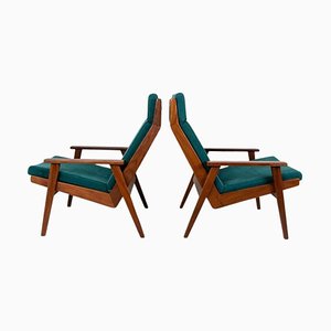 1611 Lotus Easy Chair by Rob Parry for Gelderland, 1950s, Set of 2