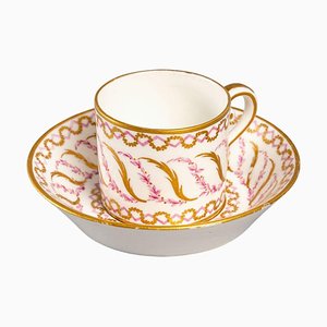 Taza de café de porcelana de Sevres, siglo XVIII