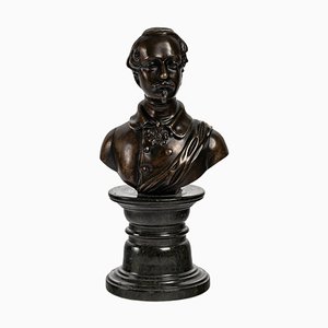 Busto in bronzo di Napoleone III, XIX secolo