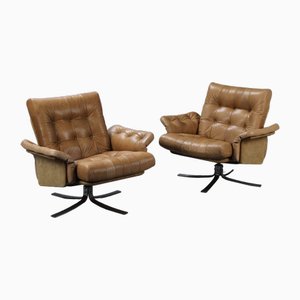 Mid-Century Danish Lounge Chairs from Ebbe Gehl & Søren Nissen, Set of 2