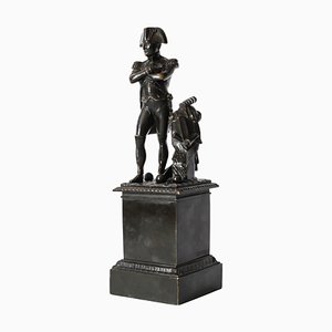 Escultura de bronce de la biblioteca Napoleón Bonaparte del siglo XIX