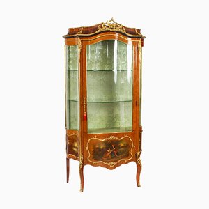 19th Century French Vitrine Display Cabinet by Vernis Martin