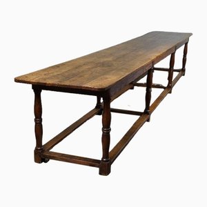 Very Long 19th Century English Oak Dining Table