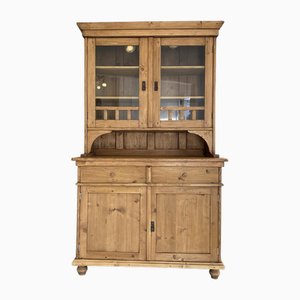 Art Nouveau Kitchen Cabinet in Solid Wood