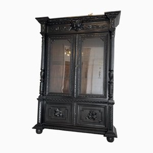 Vintage Showcase Cabinet with Glass