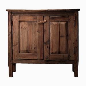 French Rustic Pine Cabinet, 1890s