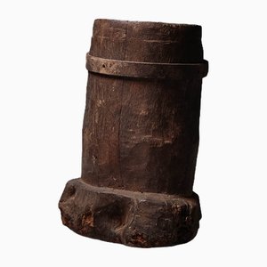 Grand Pot Monoxyle Wabi-Sabi, 1800s