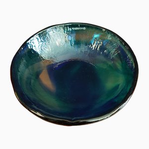 Small Murrina Bowl In Blown Glass, Italy, 1980s