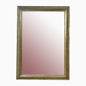 Großer Spiegel aus Vergoldetem Holz
