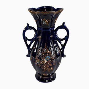 Vase en Faïence Bleu Nuit de Fives Lille