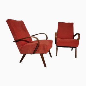 Vintage Sessel von Jaroslav Smidek, 1960er, 2er Set