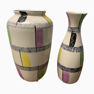 Mid-Century Vase von Bay Keramik, 2er Set