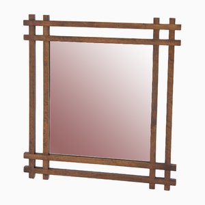 Wooden Mirror by Ettore Sottsass, 1970s