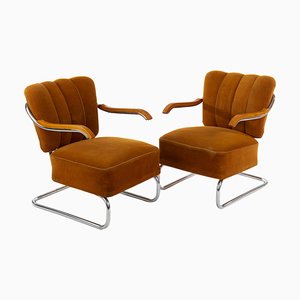 Cantilever Chairs, 1930s, Set of 2