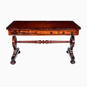 William IV Library Table or Desk in Calamander