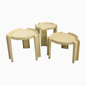 Nesting Tables by Giotto Stoppino for Kartell, 1970s, Set of 3