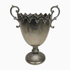 French Ornamental Cup in Argentone, 1930s