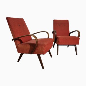 Set of Vintage Armchairs by Jaroslav Smidek, 1960s