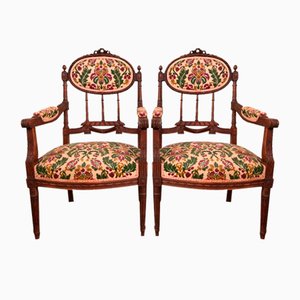Set of Louis XVI Style Armchairs, 1920s