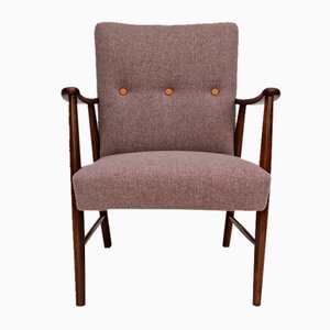 Schwedischer Mid-Century Sessel aus Wolle, 1960er