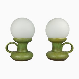 Keramik Tischlampen von Goebel, 1970, 2er Set