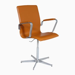 Oxford Desk Chair with Low Back attributed to Fritz Hansen, 1976
