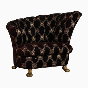 Brown Bretz Fabric Armchair