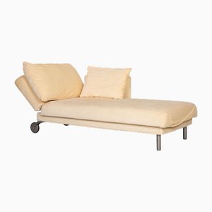Tam Fabric Lounger in Cream from Brühl