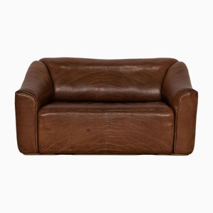DS 47 2-Seater Leather Brown Sofa from de Sede