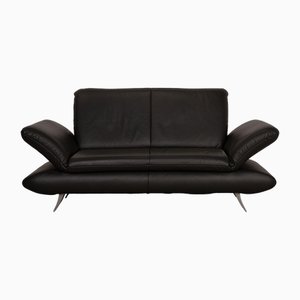 Leather 2-Seater Gray Sofa from Koinor Rossini
