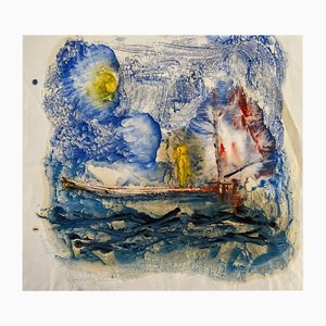 Gordon Couch, Abstract Seascape 2, 2000er, Arbeit auf Papier
