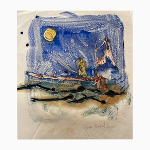 Gordon Couch, Abstract Seascape 4, 2000er, Arbeit auf Papier