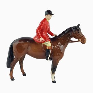 Auf Pferd sitzendes Modell von Beswick Huntsman