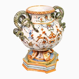 Ceramic Vase from Molaroni Pesaro, 1920s