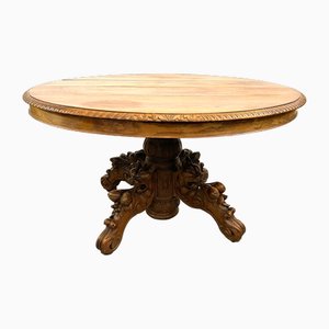 Antique French Oval Coffee Table, 1800s